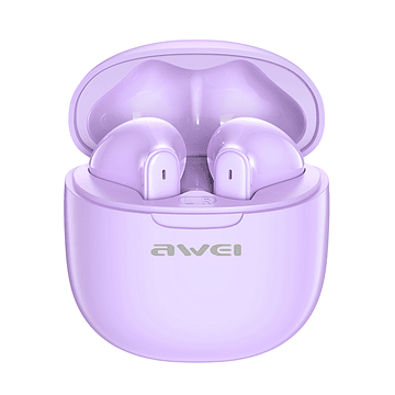 Audifonos Awei T68 ENC TWS In Ear Bluetooth Morado