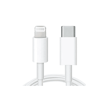 Cable Fonemax USB C PD a Lightning MFI 1.2m Blanco