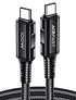 Cable Acefast C4-03 USB C a USB C 100W negro