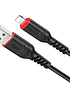 Cable Hoco X59 Victory USB a Lightning 2M Negro