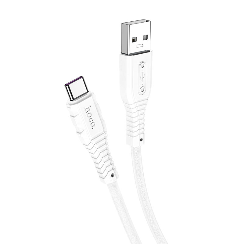 Cable Hoco X67 5A Nano USB A Tipo C 1m Blanco