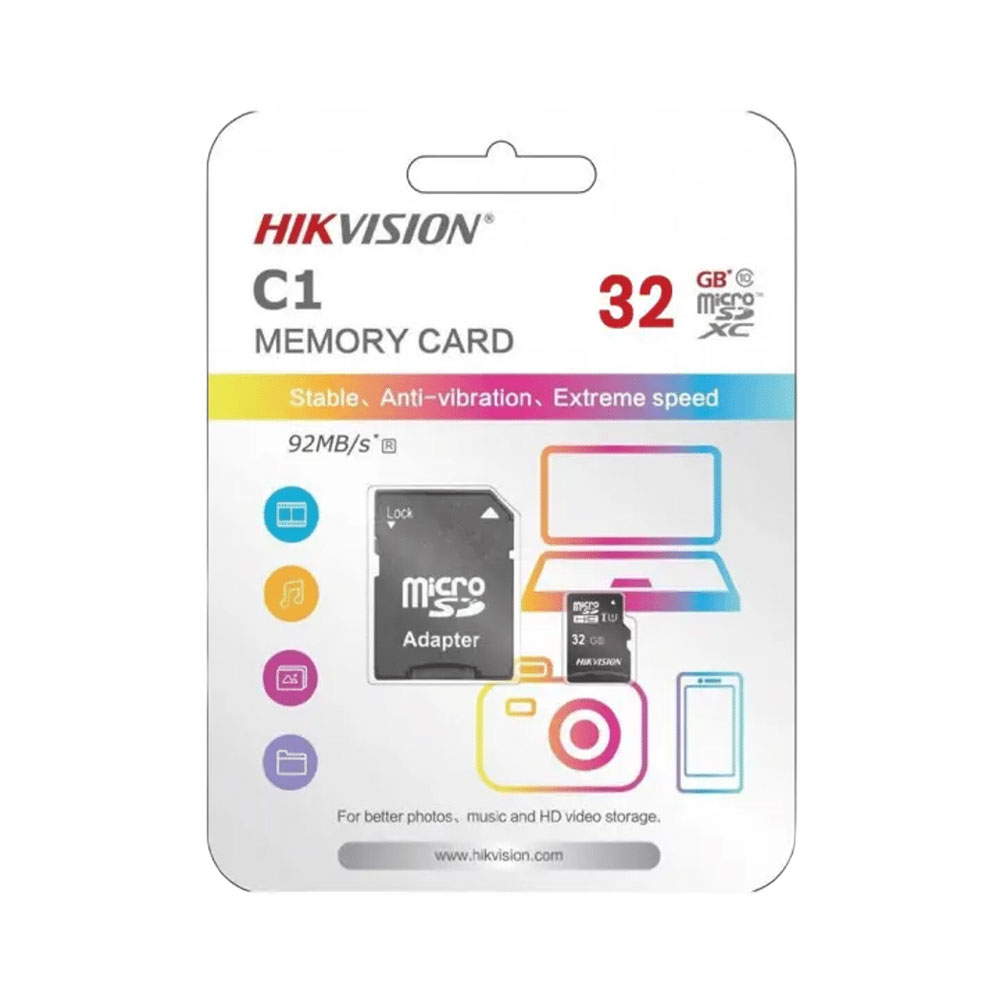 Tarjeta de Memoria MicroShdc Hikvision Hs Tf C1 32GB Clase10
