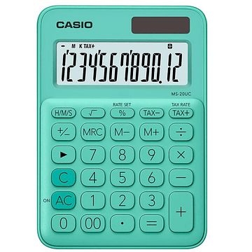 Calculadora Casio MS 20UC GN N DC Verde