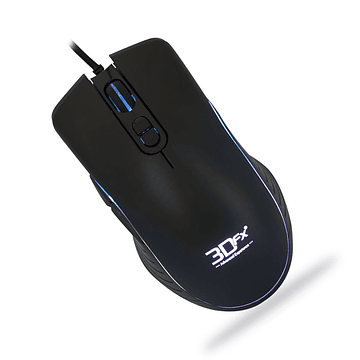 Mouse Gamer 3DFX AcidRain 8792 7 botones 4800DPI USB