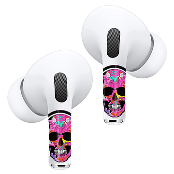 Sticker Autoadhesivo para Audifono Airpods Pro-Pro2 Calavera