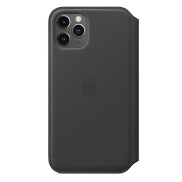Carcasa de cuero Apple para iPhone 11 Pro Negro