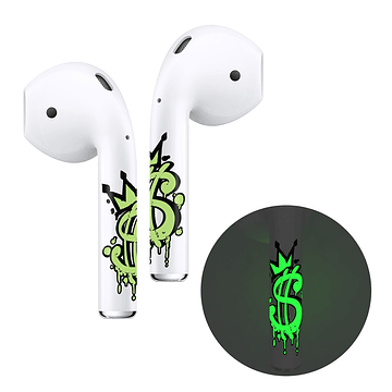 Sticker Autoadhesivo para Audifonos Airpods 1-2 Dólar urbano