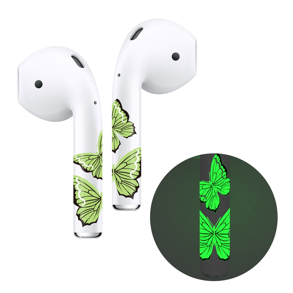 Sticker Autoadhesivo para Audifonos Airpods 1-2 Mariposa