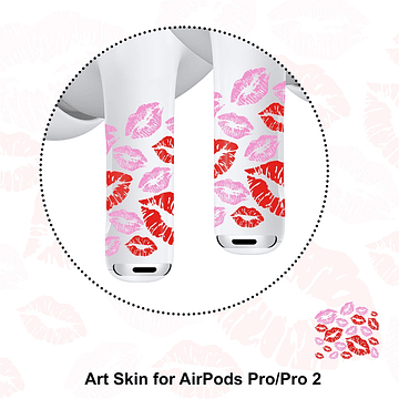 Sticker Autoadhesivo para Audifonos Airpods Pro-Pro2 Kiss