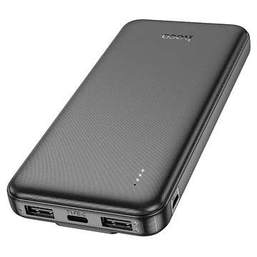 Batería externa J118 Speed ​​Energy, 10000mAh, Powerbank Negro