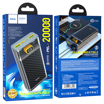 Batería externa J103A Discovery edition, 22,5W 20000mAh