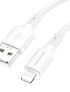 Cable Borofone BX80 Succeed, USB a Lightning, 1 m blanco