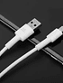 Cable MicroUSB 1,2M Miccell VQ-D131, Blanco