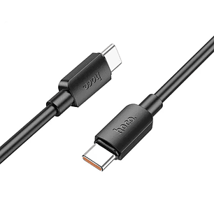 Cable Hoco X96 Hyper USB Tipo C a USB Tipo C 100W 1m Negro