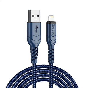 Cable Hoco X59 Victory USB a Lightning 2M Azul