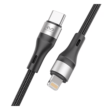 Cable PD a Lightning Miccell VQ-D134, Negro