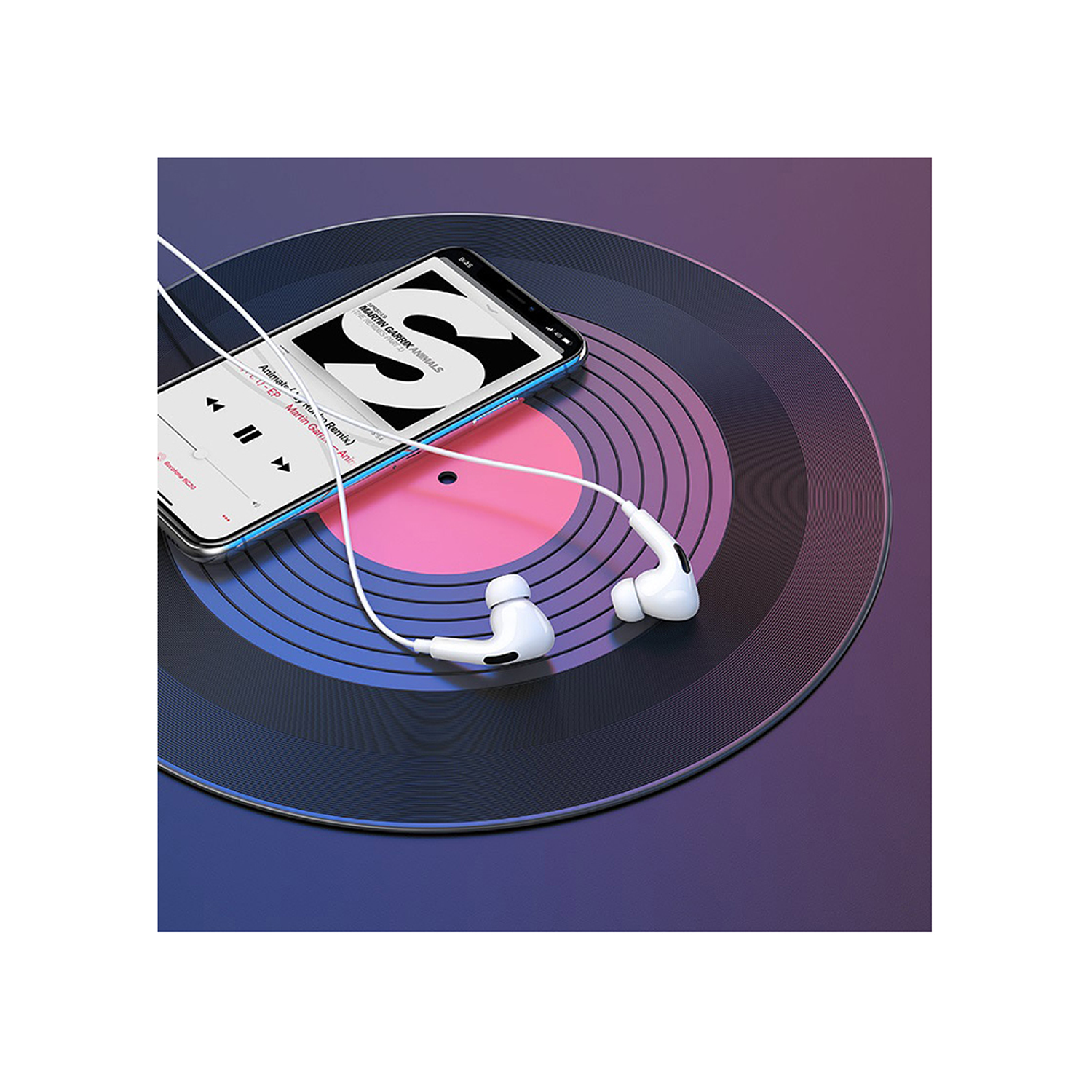 Audífonos Hoco M1 Pro Manos Libre Jack 3.5mm Blanco 3