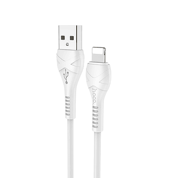 Cable Hoco X37 Cool USB A Lightning 1m 2.4A Blanco