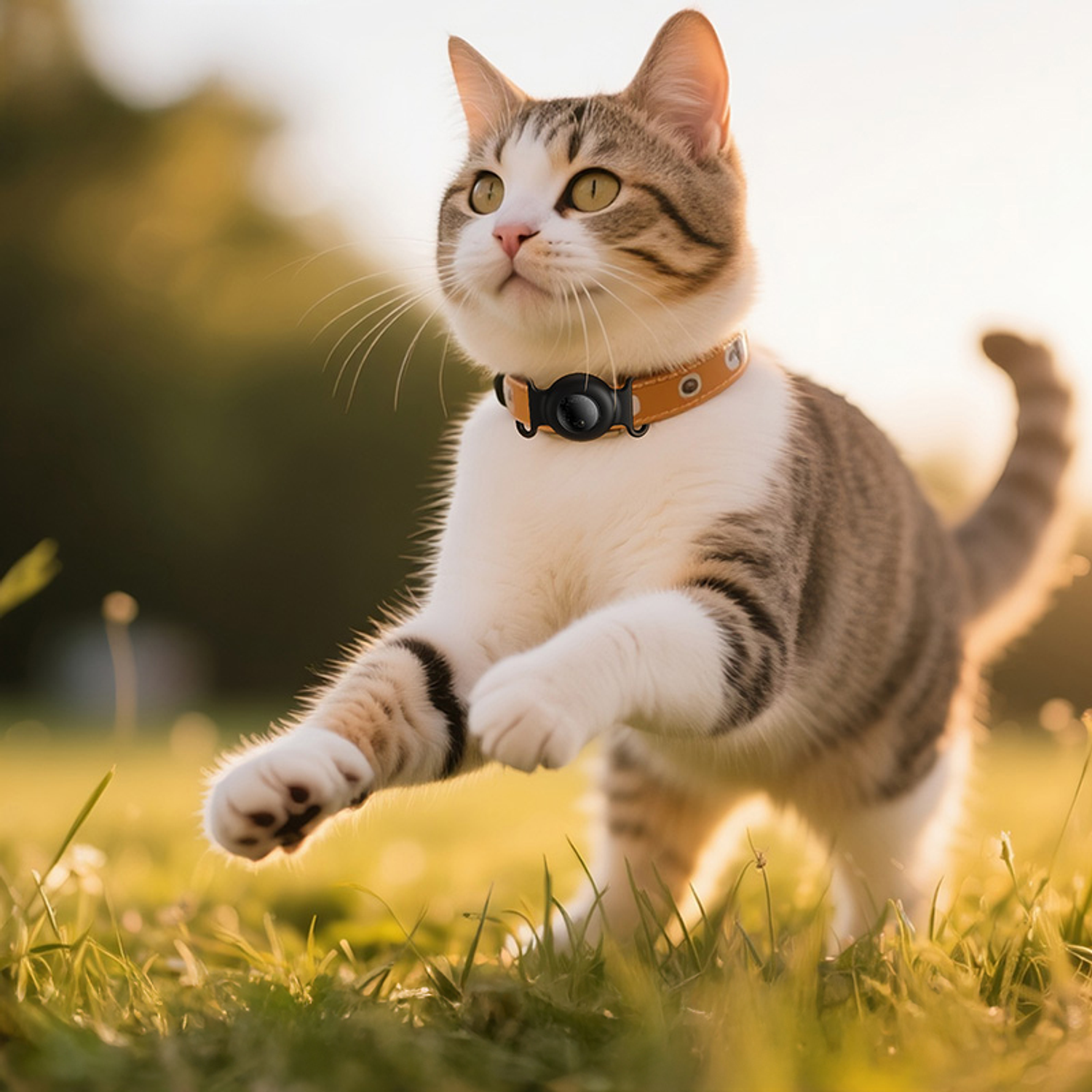 Tag Hoco E91C Tiger collar mascota Blanco 7