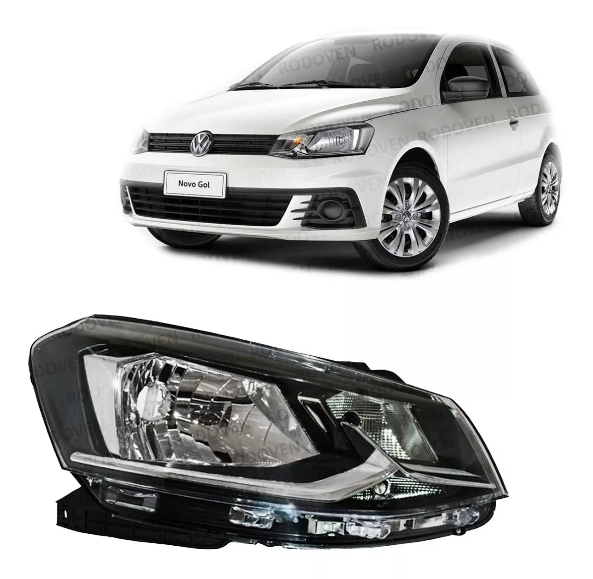 OPTICO VW GOL CROMADO