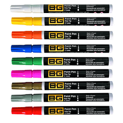Marcador pintura neumático/tornillos BG-Racing diámetro 1mm