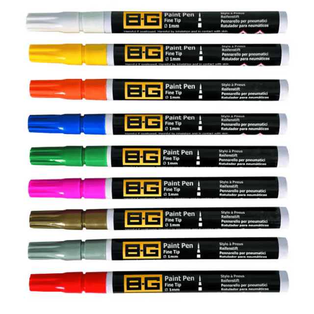 Marcador pintura neumático/tornillos BG-Racing diámetro 1mm