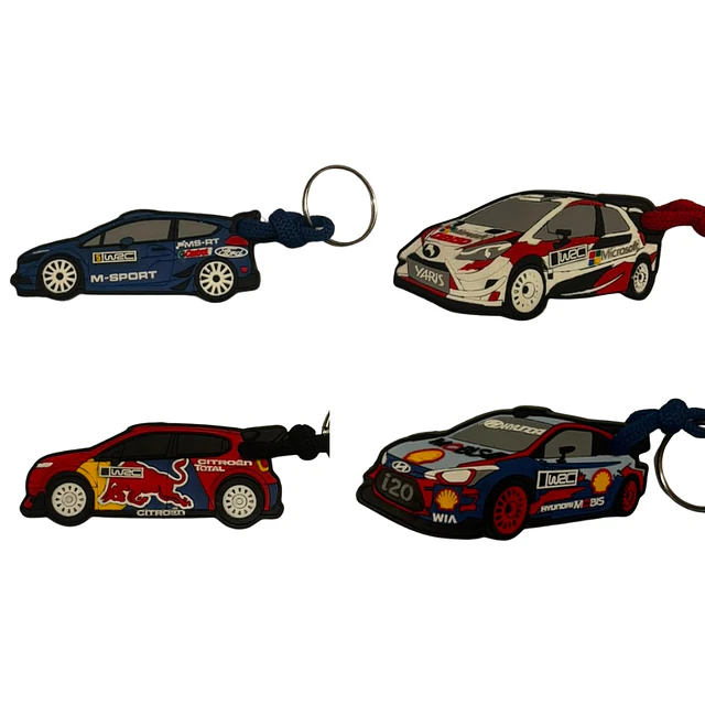 MODELOS WRC LLAVEROS 