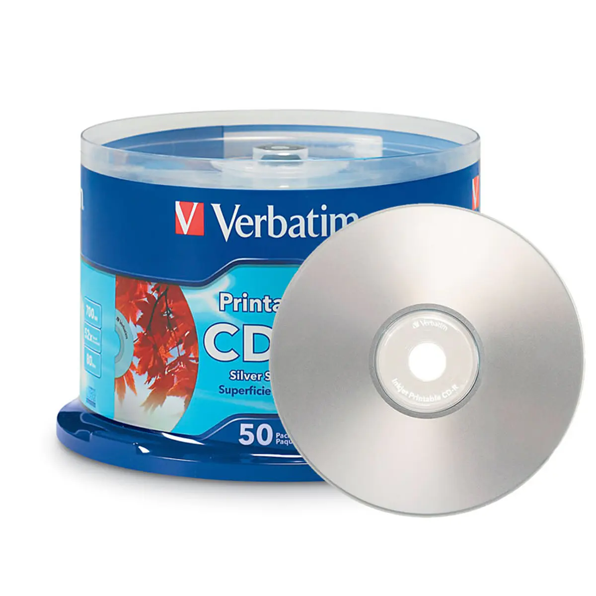 CD-R 80MIN/700MB TORTA 50 VBTM IMPRIMIBLE | Gtc Ribbon