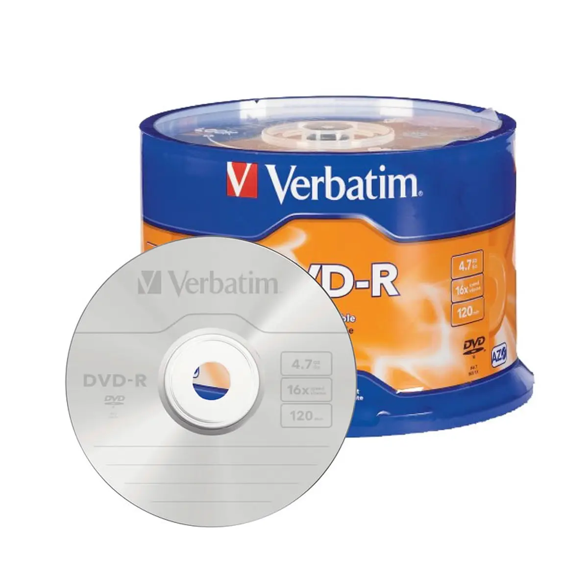 DVD-R 4.7 GB TORTA 50 VBTM | Gtc Ribbon