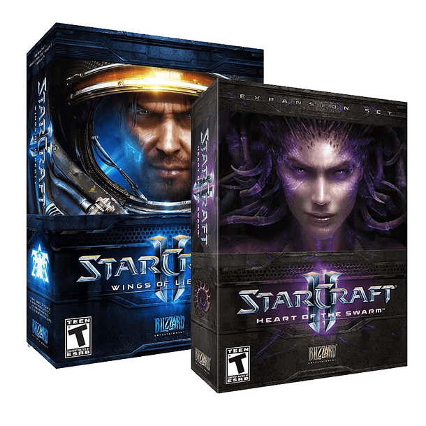 Starcraft 2 Wing Of Liberty + Heart Of Swarm 1