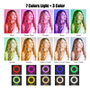 Aro De Luz Led 26cm RGB Colores sin Control + Trípode 1.5 Metros