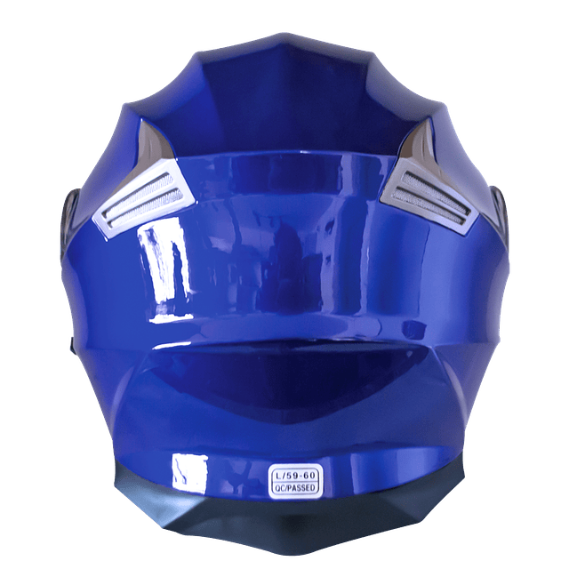 Casco de Moto FGN Doble Mica Abatible AZUL