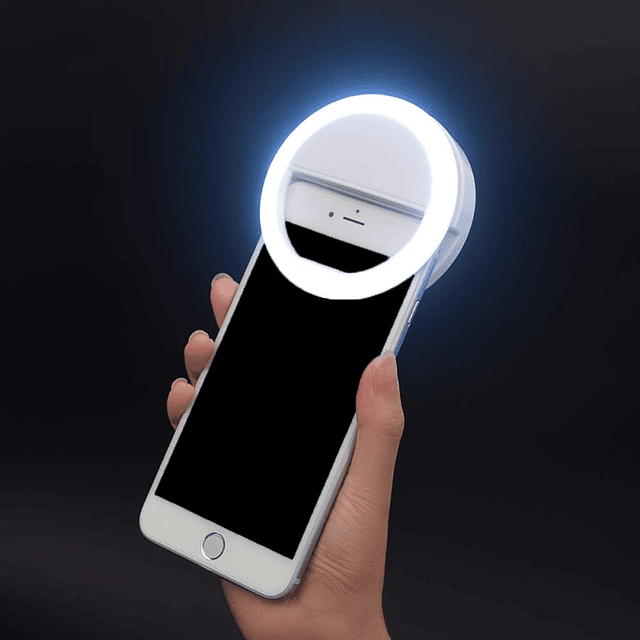 Aro Luz Led Celular Para Selfies 3 Modos De Luz