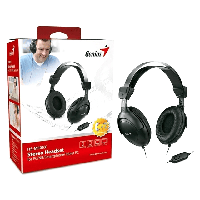 Audífono Con Manos Libre Genius Hs-m505x 3.5mm