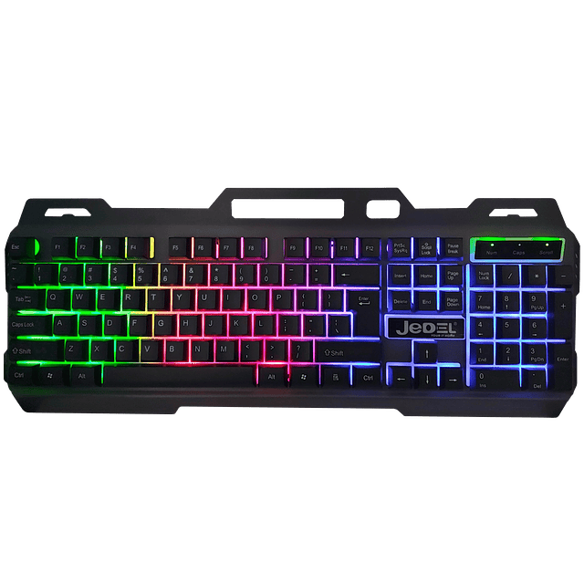 Set Gamer (Teclado + Mouse + Audífonos) RGB Jedel Modelo CP-02