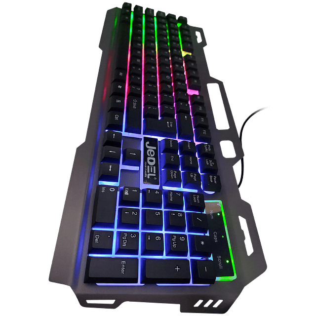 Set Gamer (Teclado + Mouse + Audífonos) RGB Jedel Modelo CP-02