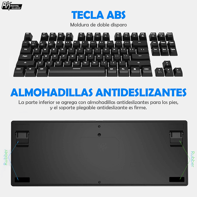 Teclado Gamer Mecanico Tenkeyless Royal Kludge Rk-987