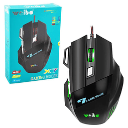 Mouse Gamer LED RGB Modelo X7