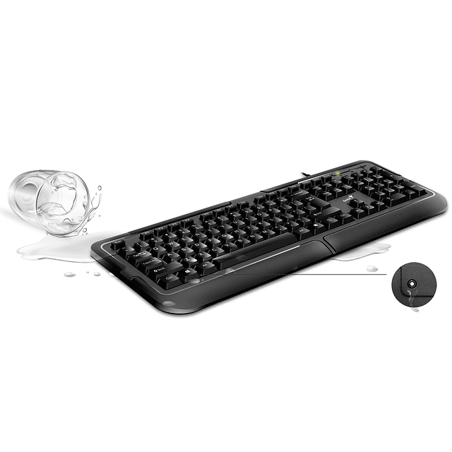 Teclado Genius Smart Kb-118 Qwerty Español Color Negro