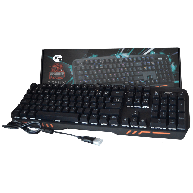 Teclado Mecánico Gamer Fenix Tt-kbrgb9 Target Predator Rgb