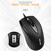 Mouse Óptico Alámbrico Textura Ergonómica 1200 dpi Modelo M01