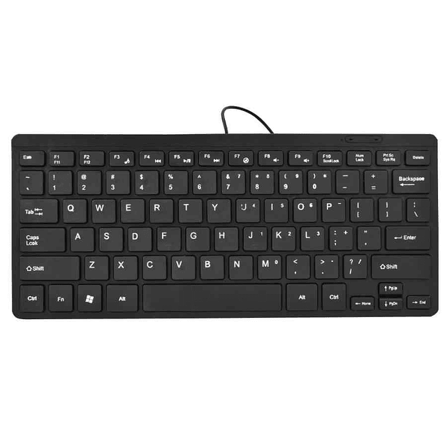 Teclado PC Mini Keyboard USB K1000 Compatibilidad MacOS Window