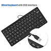 Teclado PC Mini Keyboard USB K1000 Compatibilidad MacOS Window