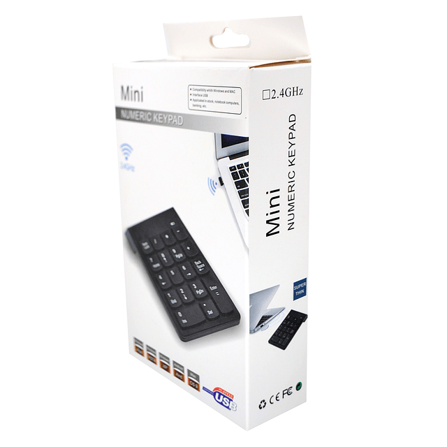 Teclado Numerico Bluetooth Mini Numeric Keypad Wireless