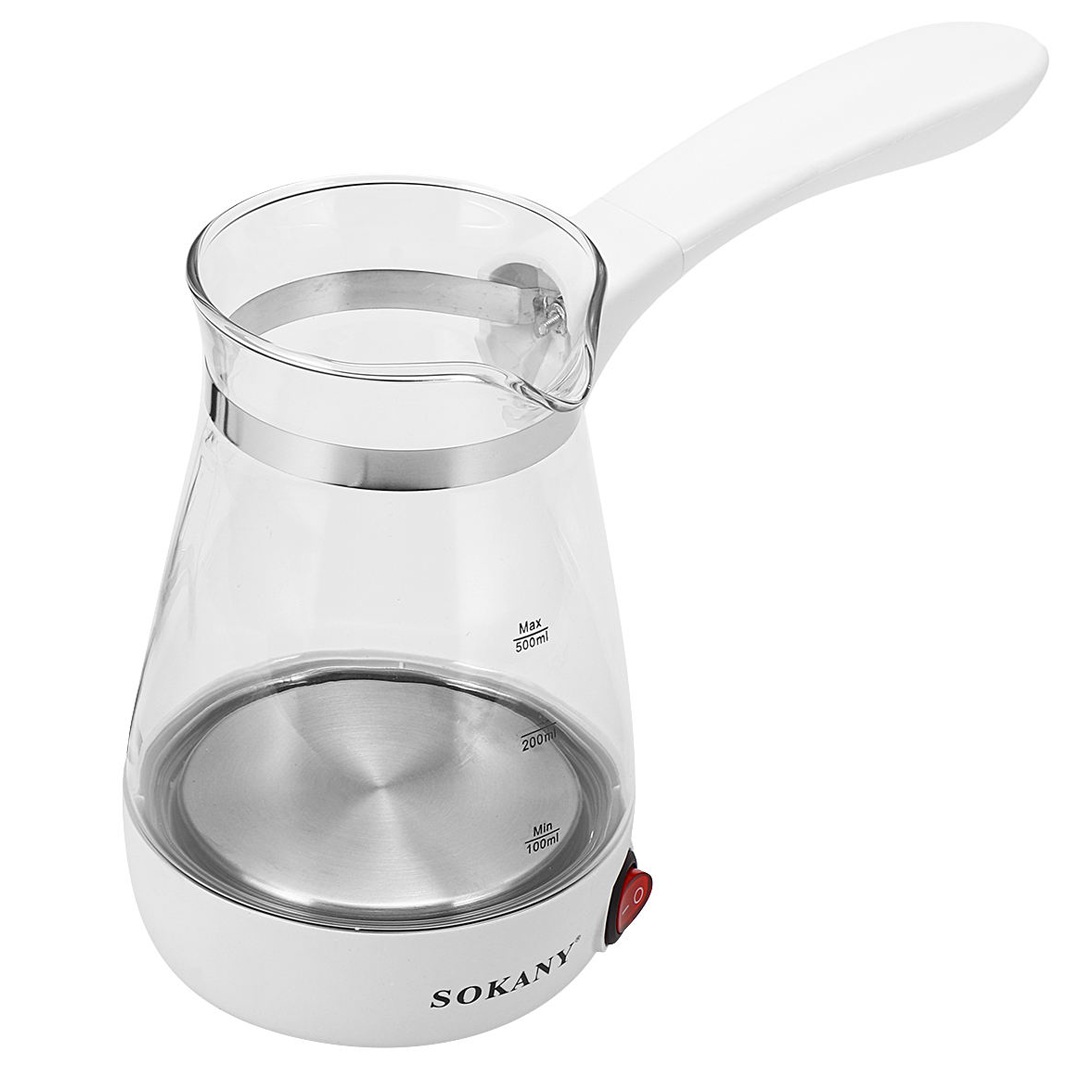 Cafetera De Vidrio Turka Sokany Ylw-606 500ml
