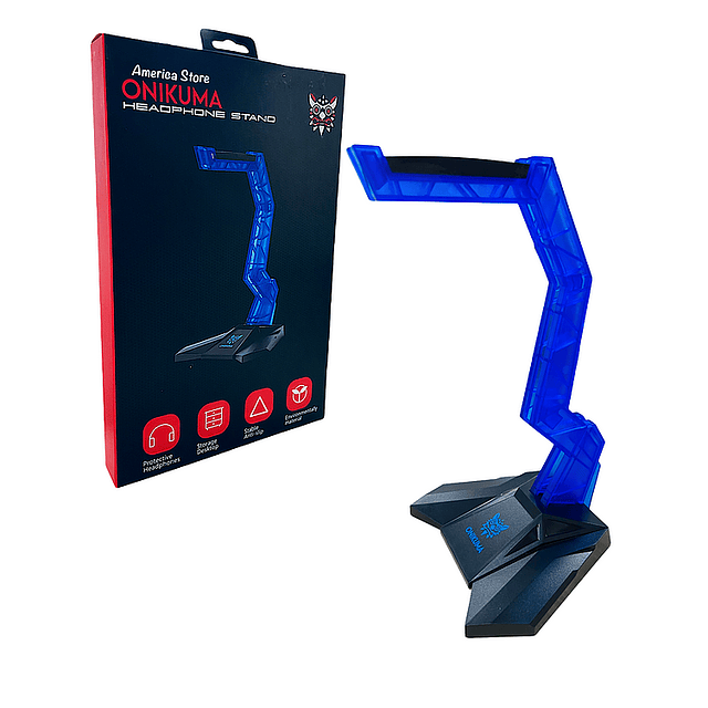 Soporte Onikuna Para Audífonos Gamer Negro