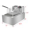 Freidora Eléctrica Wngreat Individual de 6L / 2500W