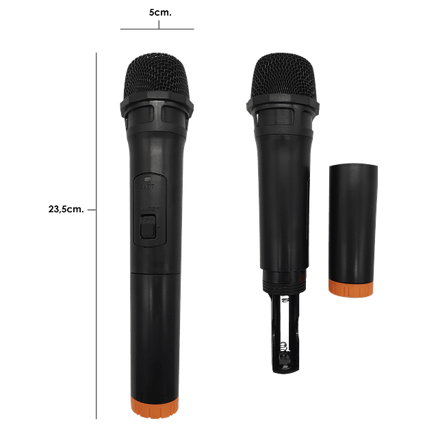 Parlante XL Bluetooth Con Micrófono Inalámbrico Para Karaoke - Fiestas - Eventos Modelo TOGO-777