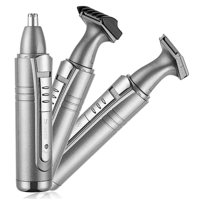 Afeitadora 2 En 1 De Barba, Patilla y Pelos De Nariz / Surker Modelo SK-212