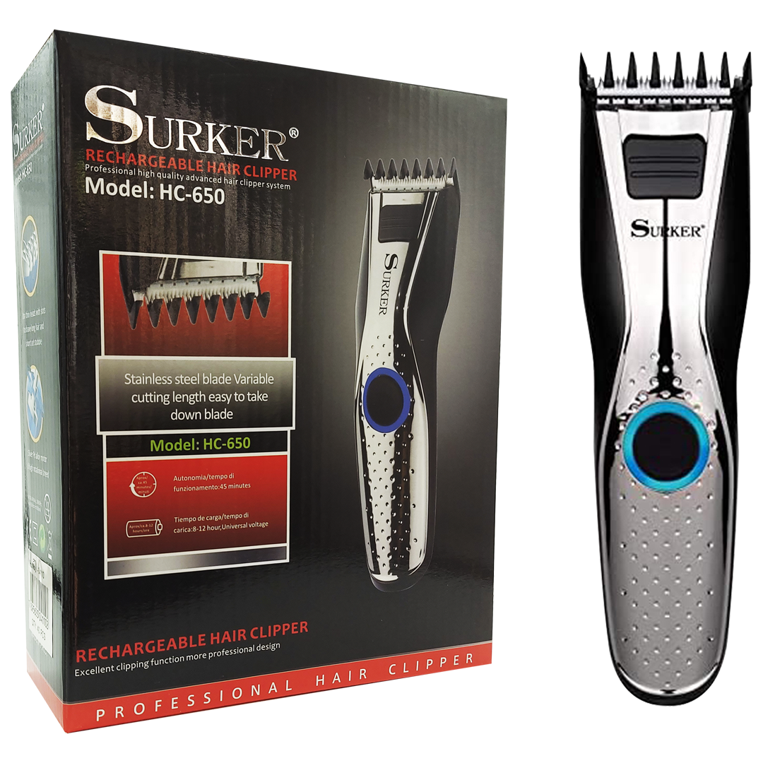 Máquina Cortadora De Cabello Recargable / Surker Modelo HC-650